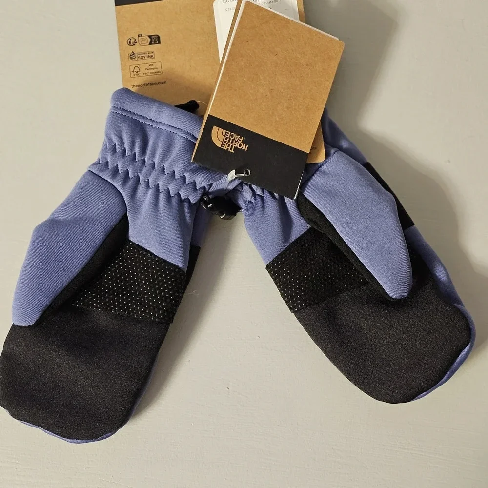 THE NORTH FACE Kids’ Sierra Etip Cave Blue Winter Mittens size large